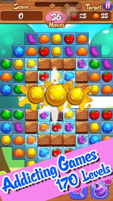 Fruit Farm Splash Mania - Match and Pop 3 Blitz Puzzle Screenshots