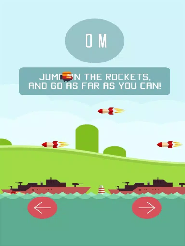 Super Captain Ninja Rocket iPad  سکرین شاٹس