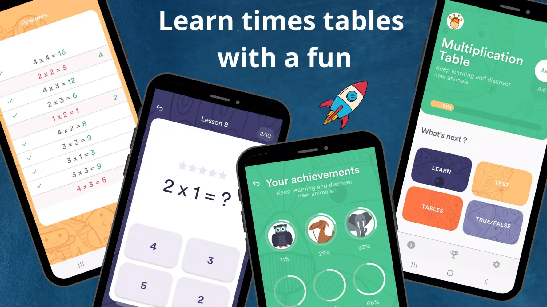Times Tables - Multiplication Screenshots