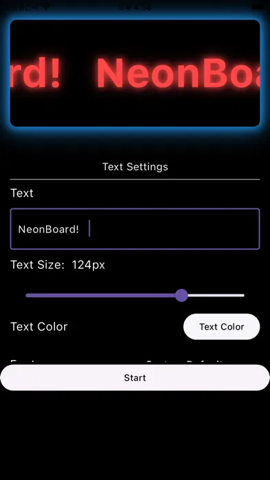NeonBoard: Scrolling Text App স্ক্রিনশট