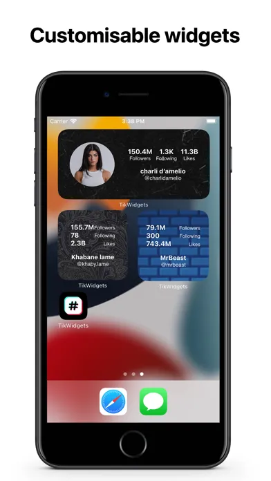 TikWidgets - Stats for TikTok Screenshots