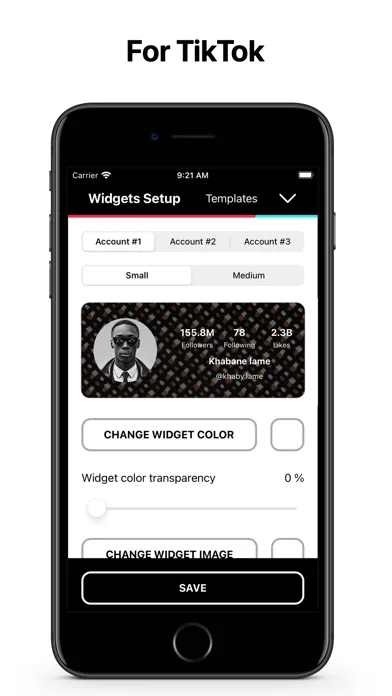 TikWidgets - Stats for TikTok Screenshots