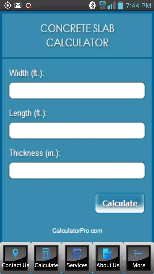 Concrete Advantage Screenshots