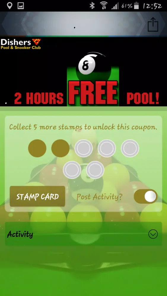 Dishers Pool and Snooker Club应用截图
