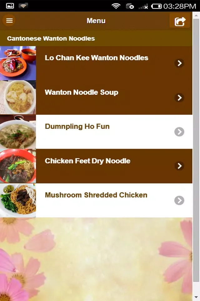 Capturas de pantalla de Lo Chan Kee Wanton Noodle