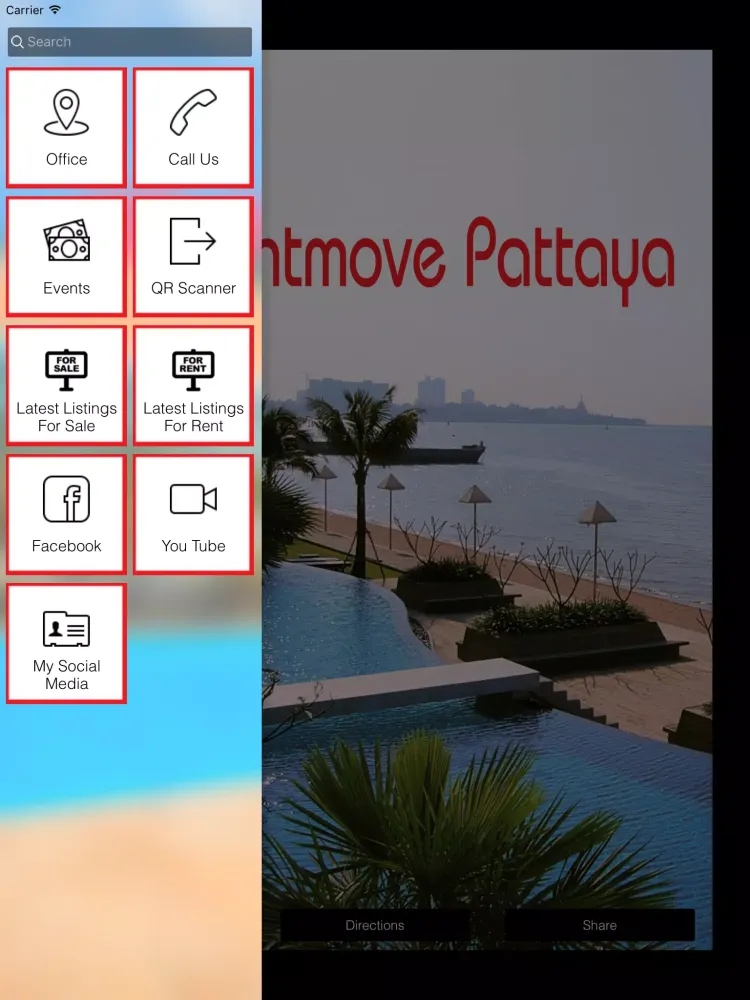 Zrzuty ekranu Rightmove Pattaya