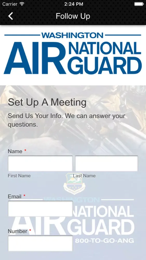 Washington State Air Guard سکرین شاٹس