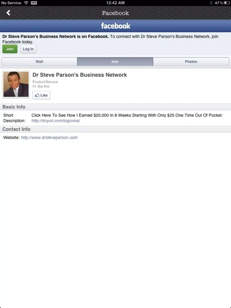 Zrzuty ekranu Your Own Marketing System