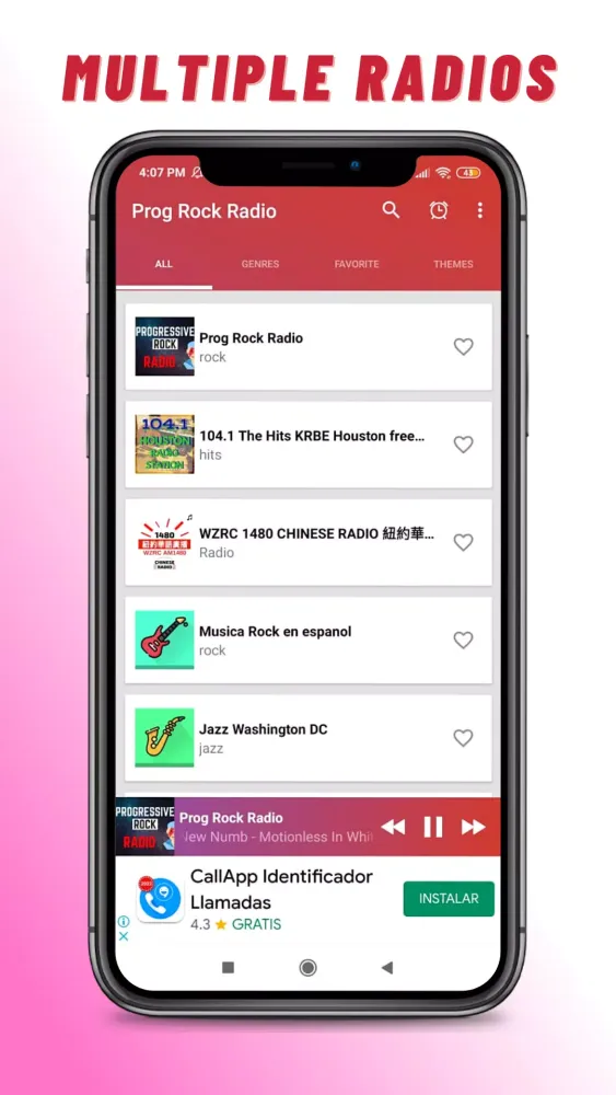 Prog Rock Radio Screenshots