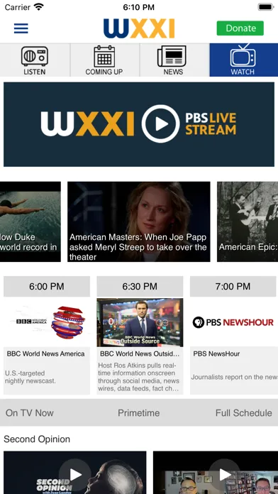 WXXI Public Media App Ekran Görüntüleri