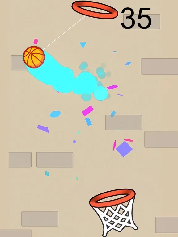 Capturas de tela do Fall'n Dunk iPad 