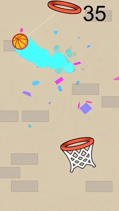 Capturas de tela do Fall'n Dunk