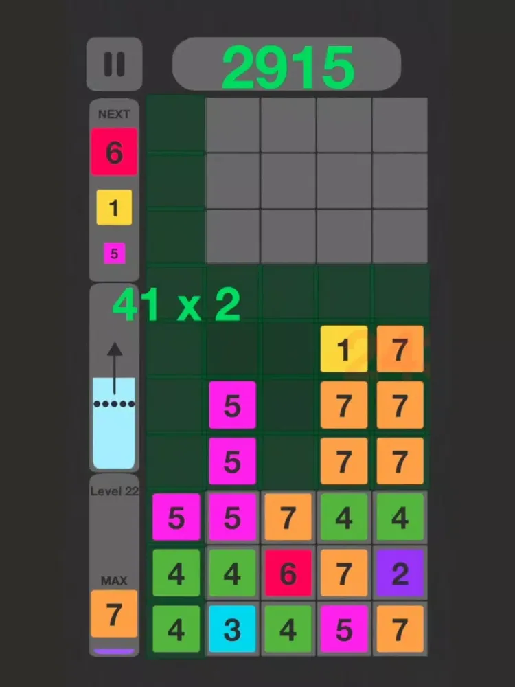 Screenshot di Blocks versus Numbers iPad 