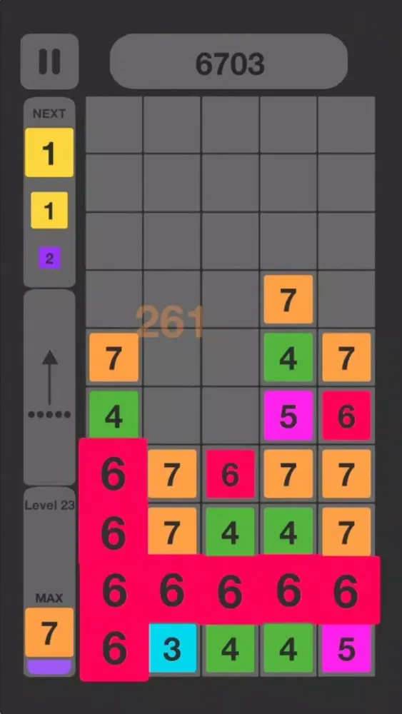 Screenshot di Blocks versus Numbers