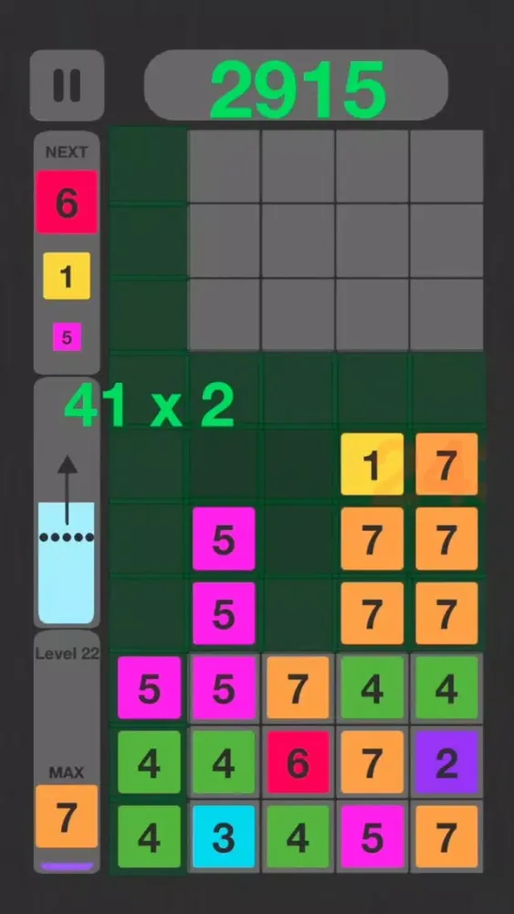 Screenshot di Blocks versus Numbers