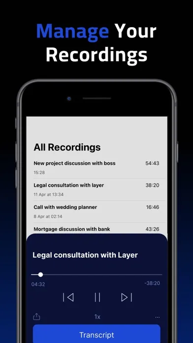 Record Phone Calls iPhone Ekran Görüntüleri