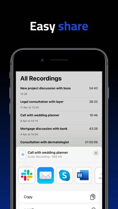 Record Phone Calls iPhone Ekran Görüntüleri