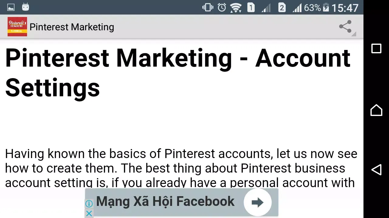 Guide to Pinterest Marketing Screenshots