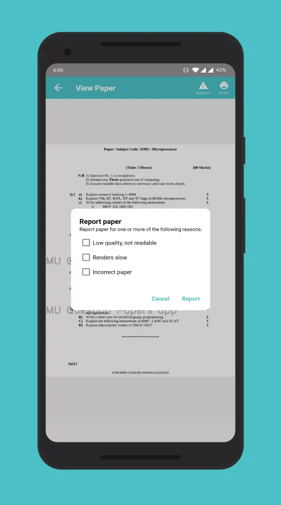 Скриншоты MU Engineering Question Papers