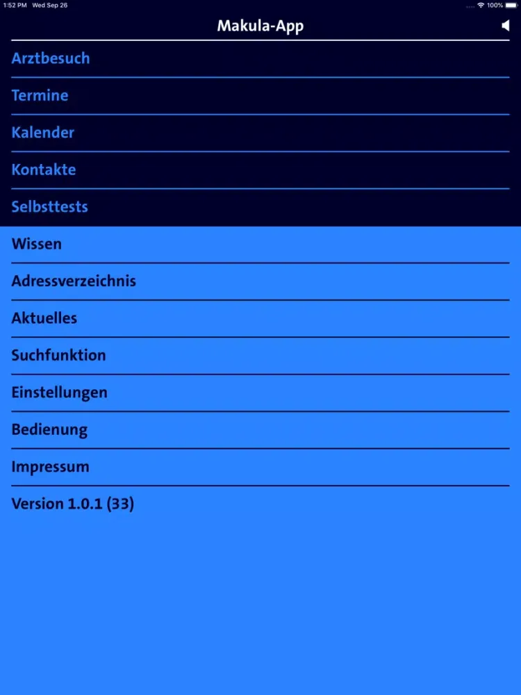 Makula iPad  Screenshots