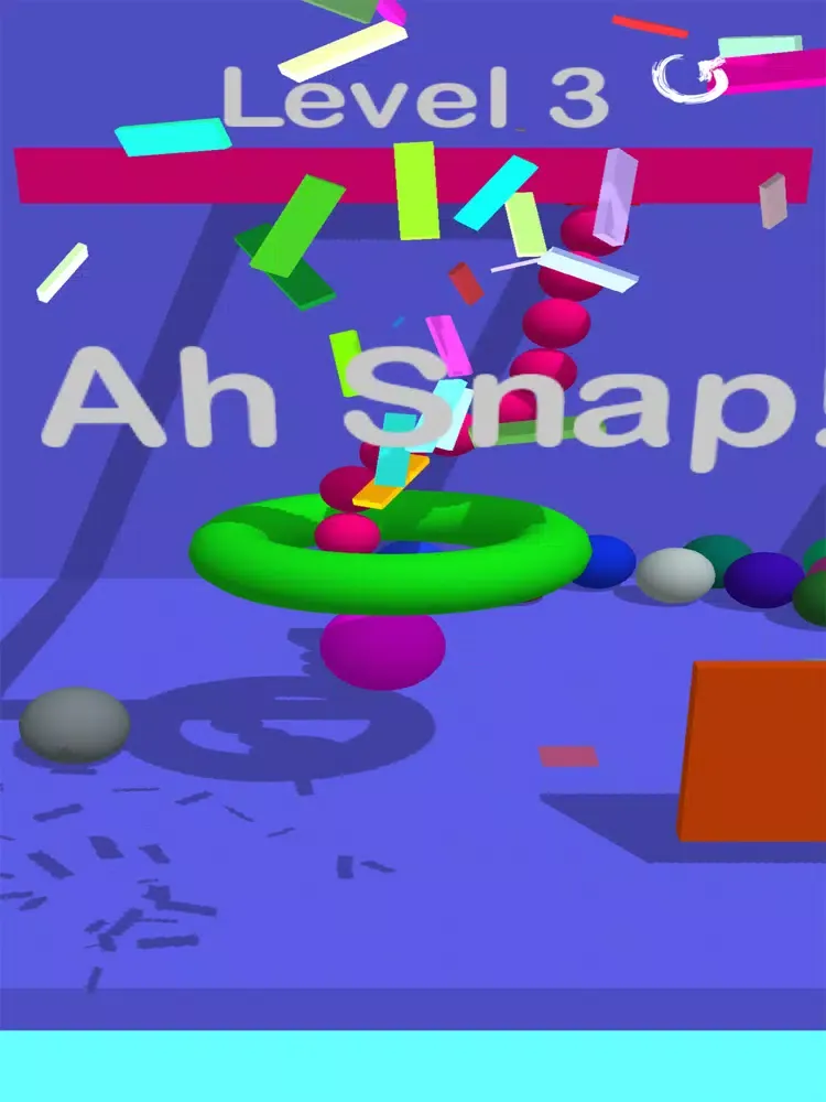 Ball in Hoop 3D iPad  Screenshots