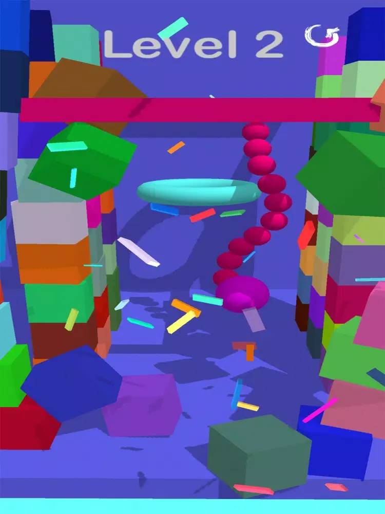 Ball in Hoop 3D iPad  Screenshots