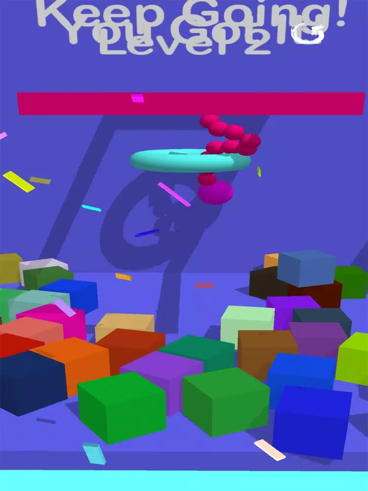 Ball in Hoop 3D iPad  Screenshots