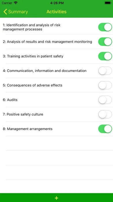 Safety Agenda Mobile App Screenshots