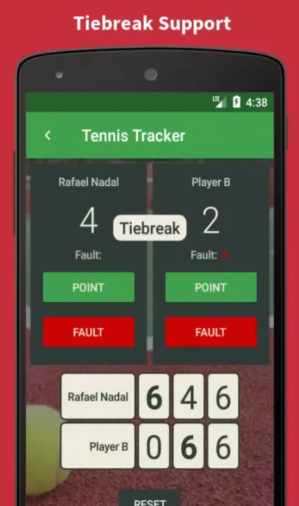 Tennis Tracker Screenshots