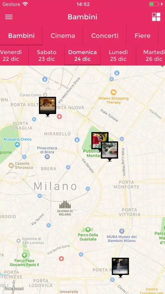 ภาพหน้าจอของ Milano Weekend
