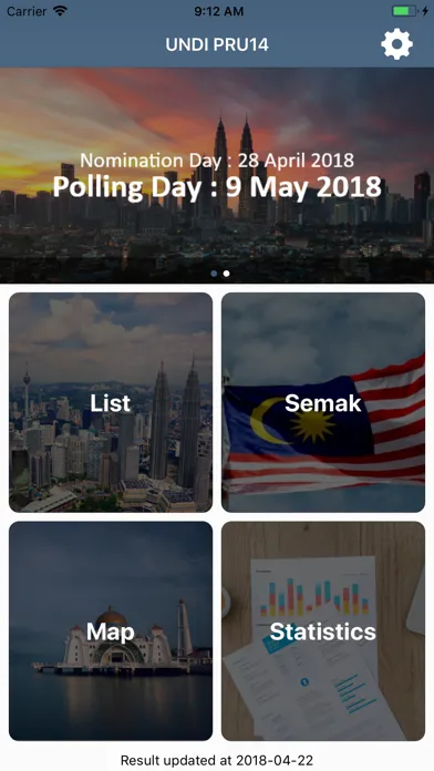 Undi PRU14 Malaysian Election Screenshots