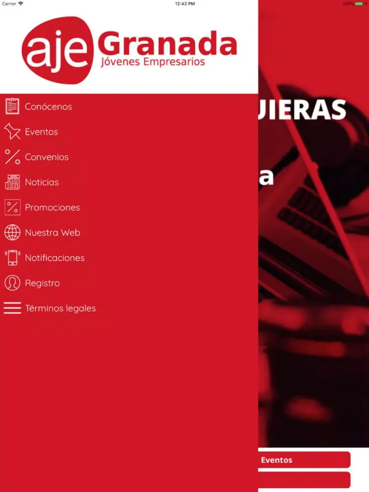AJE-Granada iPad  スクリーンショット