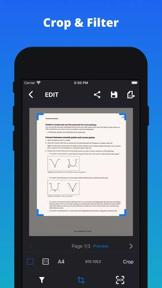 Scancam - PDF Camera Scanner Screenshots