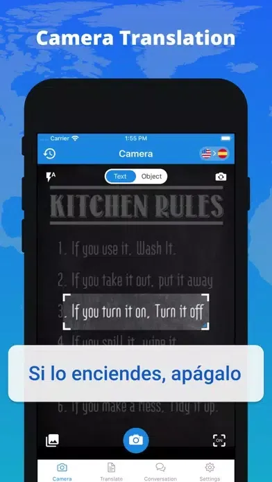 Captures d'écran de Transcam - Camera Translator