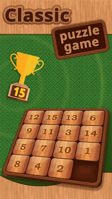 Tangkapan layar 15 Puzzle Challenge.