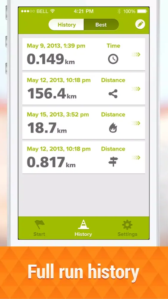 Ảnh chụp màn hình của GPS Running Watch Pro
