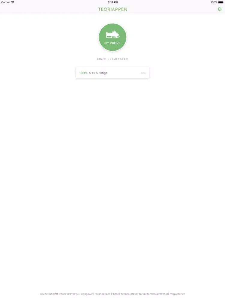 Capturas de pantalla de Teoriappen Snøscooter - teori iPad 