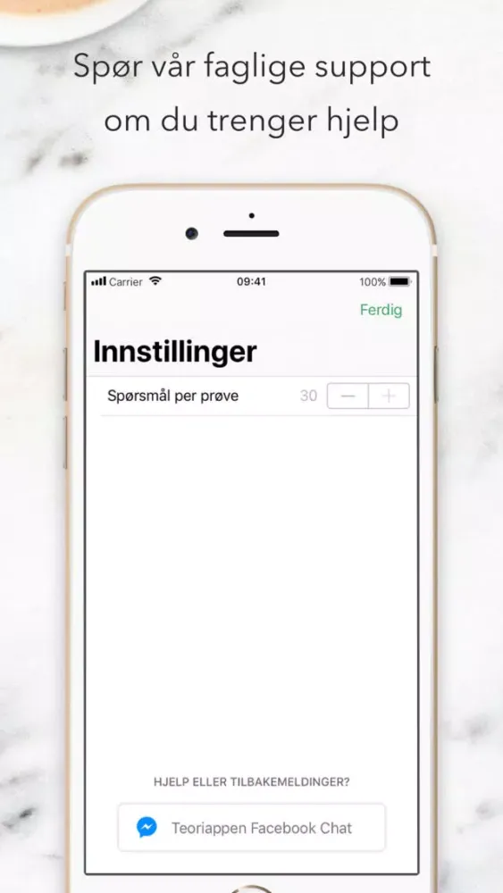 Capturas de pantalla de Teoriappen Snøscooter - teori