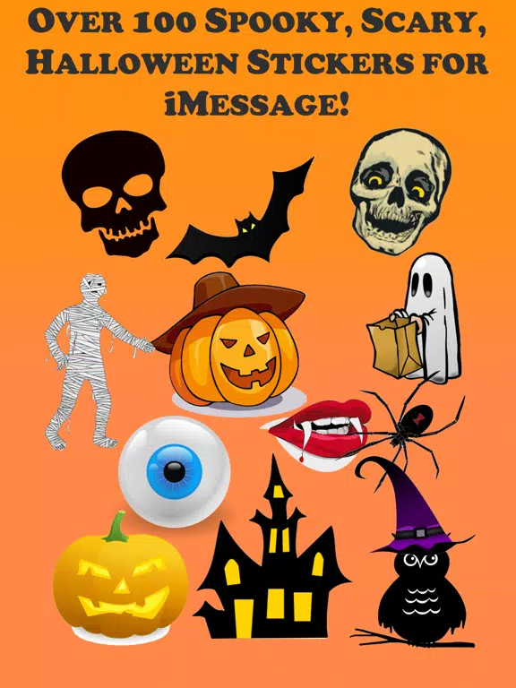 Sticker Halloween iPad  스크린샷