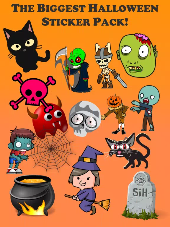 Sticker Halloween iPad  스크린샷