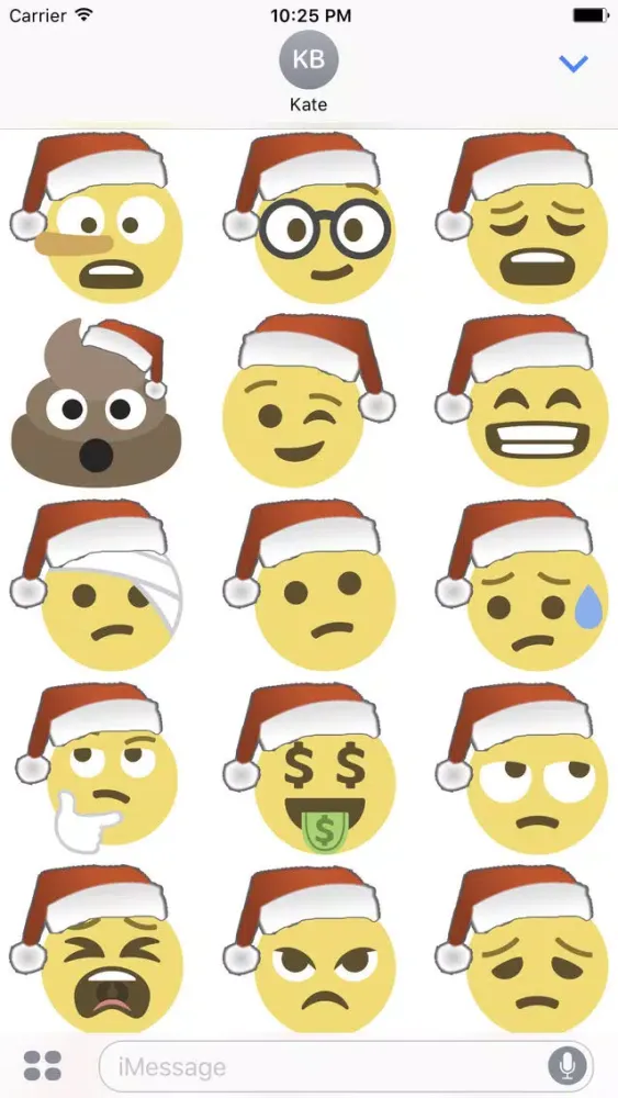 Скриншоты Santa Emoji