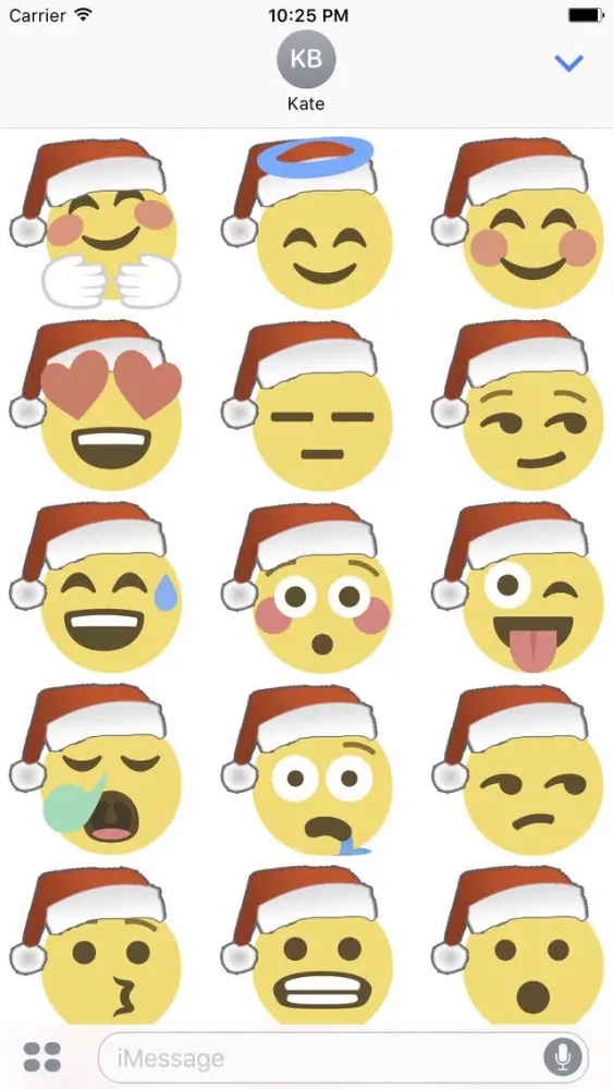 Скриншоты Santa Emoji