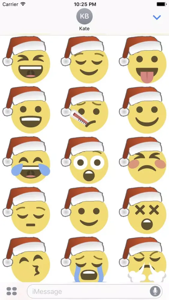 Скриншоты Santa Emoji