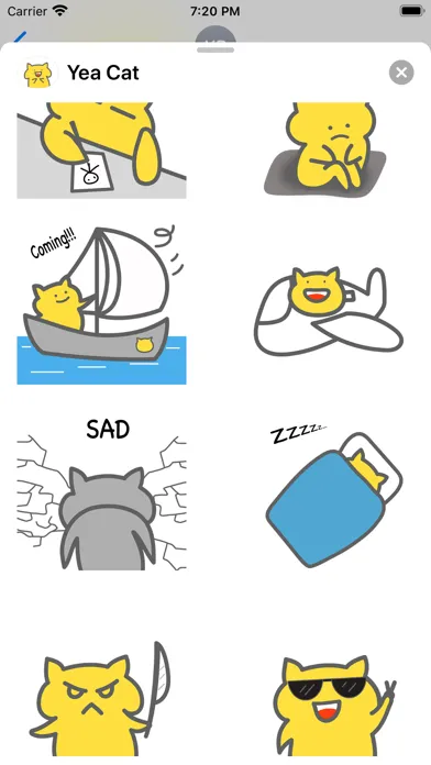 Yea Cat Stickers Screenshots