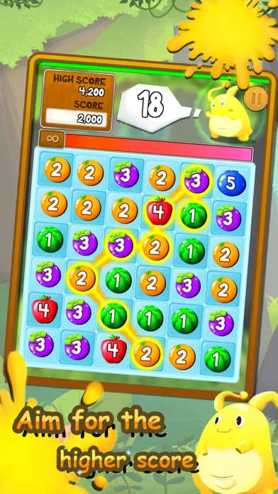 Seven ate Nine (789): Fruity Math Puzzle Screenshots