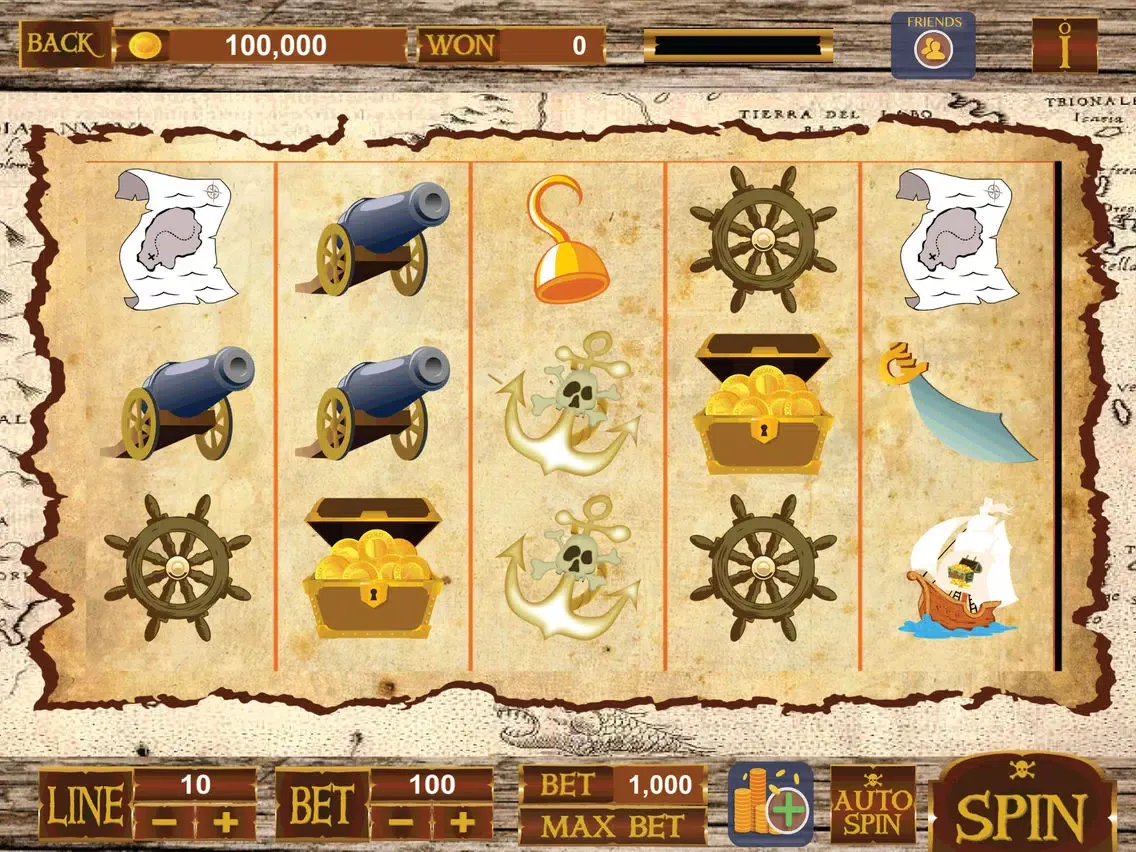 Pirate Kings Slot iPad  سکرین شاٹس