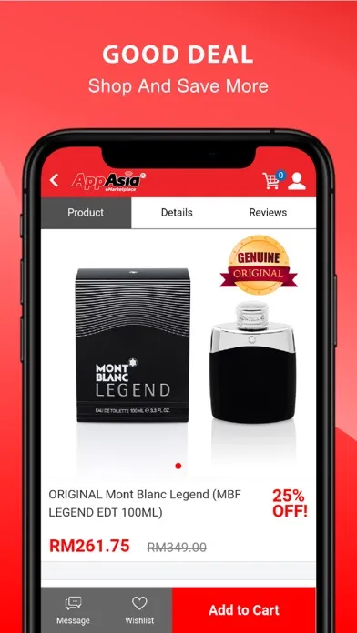 AppAsia Mall - Online Shopping Screenshots
