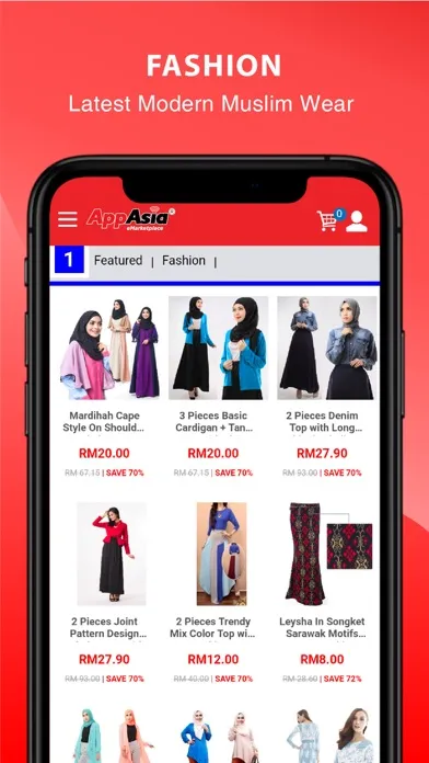AppAsia Mall - Online Shopping Screenshots