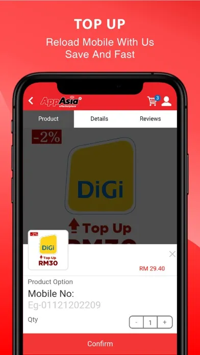 AppAsia Mall - Online Shopping Screenshots