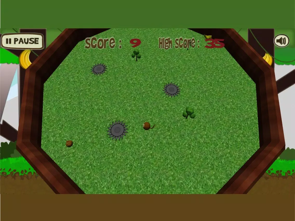 Ball Banana Escape iPad  Screenshots